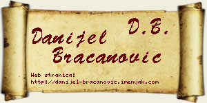 Danijel Bracanović vizit kartica